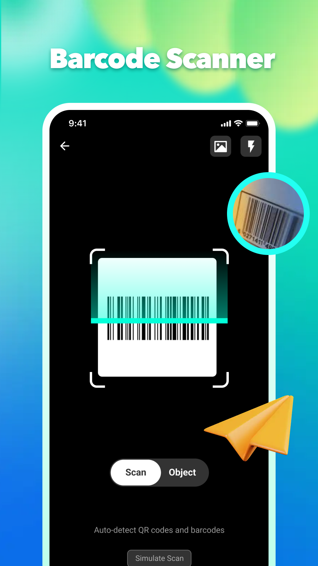 Barcode scanning interface